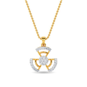 Diamond Ed Pendant Yellow Gold / 14KT